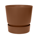 greenville round 14cm ginger brown